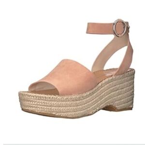 Dolce Vita Pink Espadrille Wedge Sandals